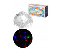 Гирлянда светодиодная "Бахрома" 1,9х0,5 м, 68LED, многоцветн., 8 режимов, 250 В, IP20, TDM