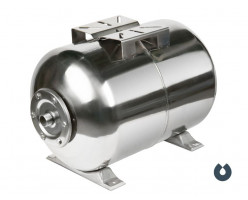 Гидроаккумулятор 80л горизонтальный неравеющая сталь Unipump