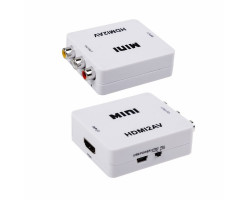 Конвертер HDMI на 3 RCA, пластик, белый REXANT