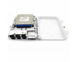 Муфта-кросс FODB-8A.1-3/8 IP54 10 сварок 3 резиновых ввода белая SIBVOLS B-102